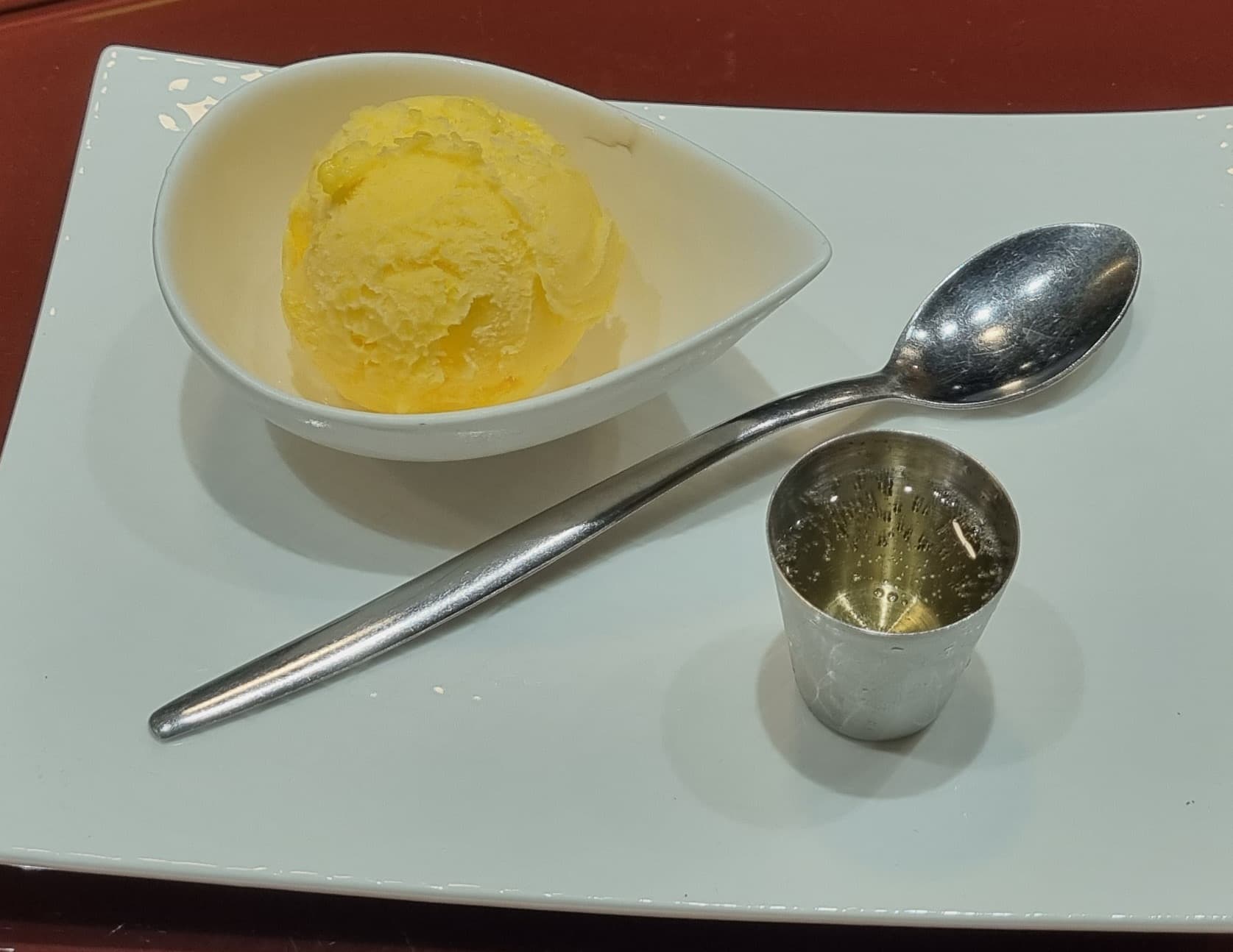 Dessert français maison de La Toscane pour finir le repas à Ouistreham