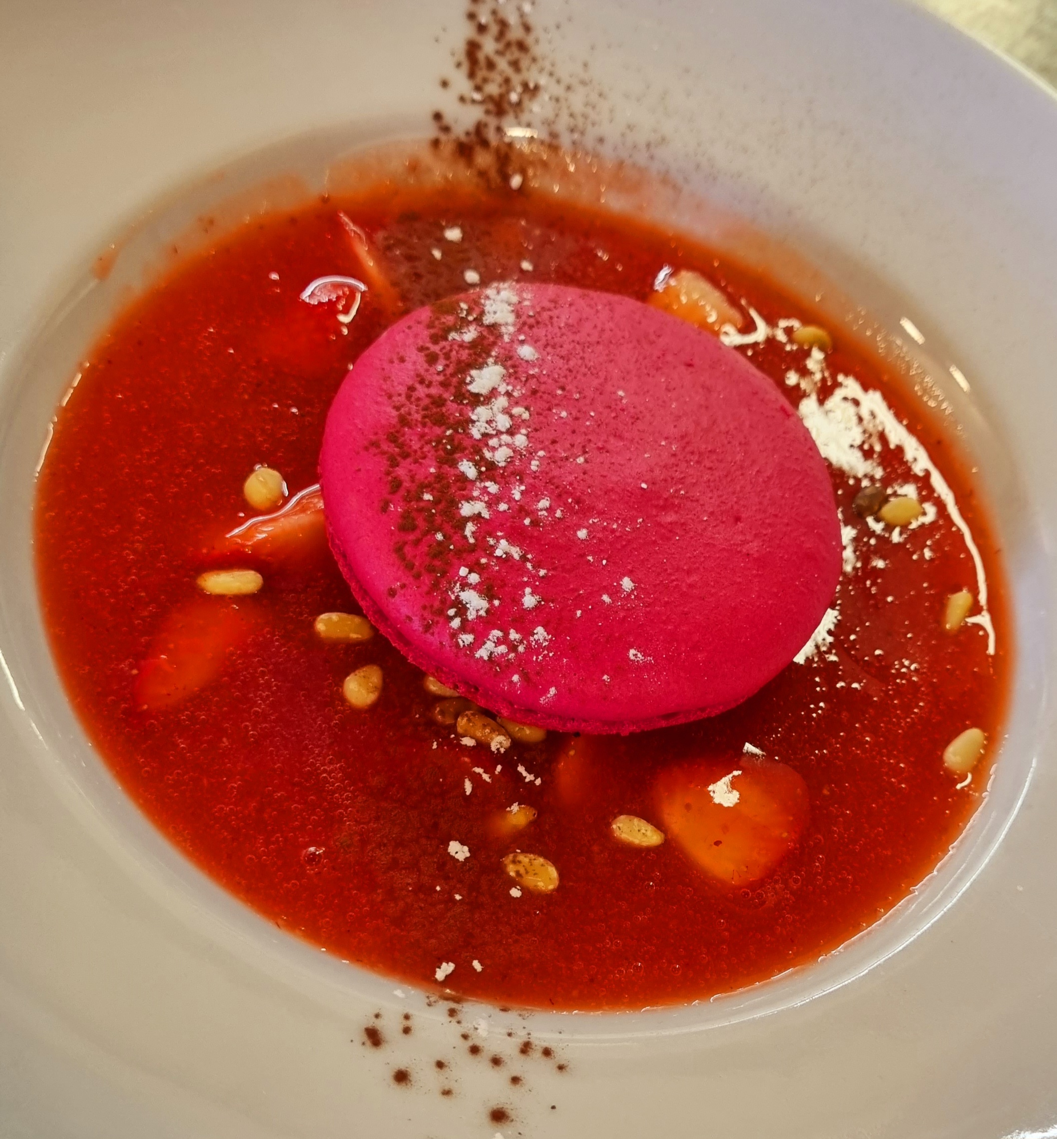 Crème dessert et gourmandise maison servies à La Toscane Ouistreham